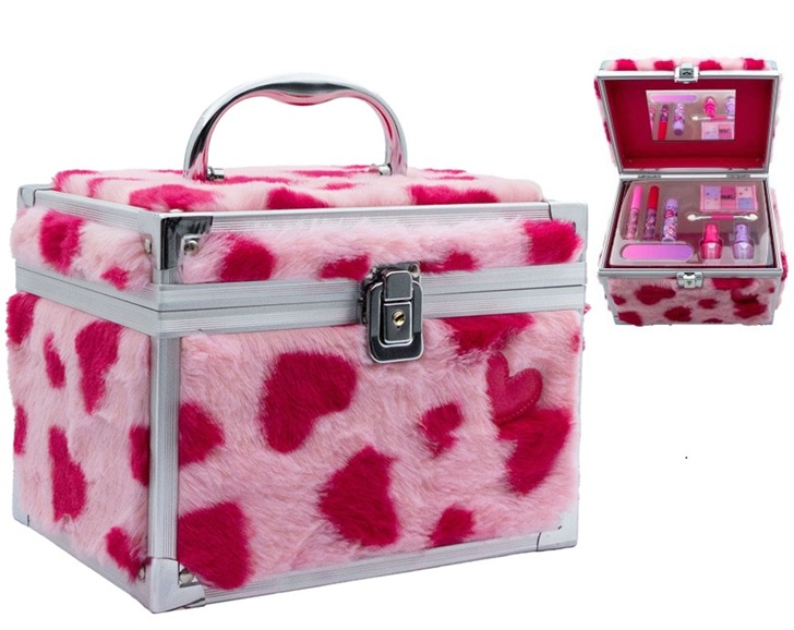 Create It ! Love Beauty Case Fluffy Heart con chiusura a chiave