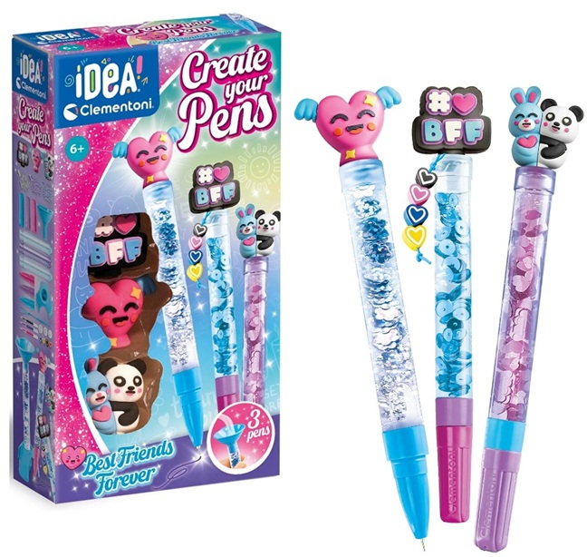 Clementoni idea –  Refill laboratorio delle penne Sogg. Best Frends Forever