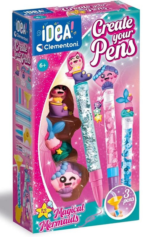 Clementoni idea –  Refill laboratorio delle penne Sogg. Mermaids