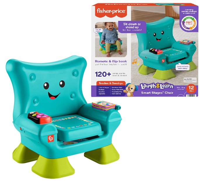 Fisher-Price Ridi e Impara – La Nuova Poltroncina Del Cagnolino con piu di 120 funzioni educative  HYR96