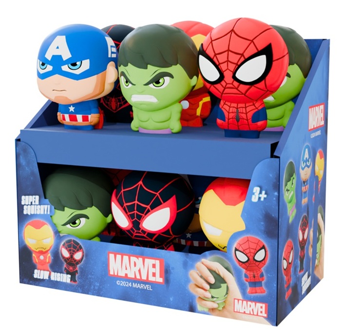 Marvel Avengers Squishy 9 cm (a lenta crescita) Soggetti assortiti vendita singola