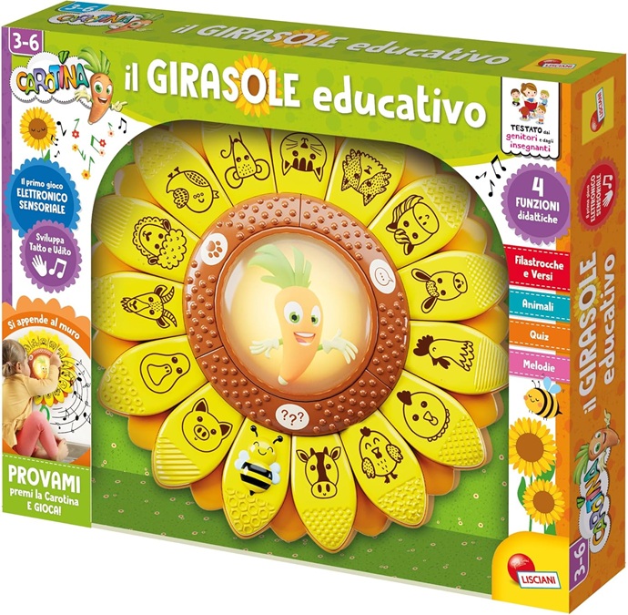 Lisciani Giochi – Carotina Baby il girasole educativo
