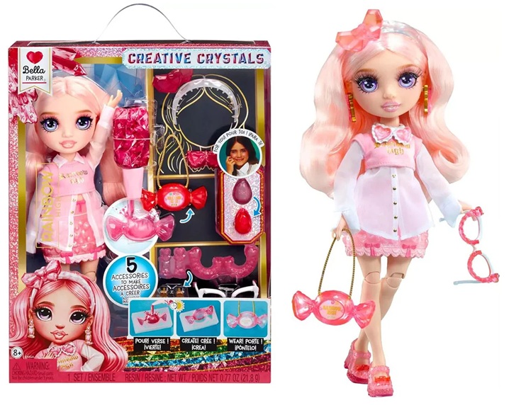 MGA’s Rainbow High creative crystals fashion doll bella per etÃ  8+