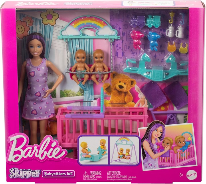 Barbie – Deluxe Style bambola con abito rosa metallizzato e capelli biondi, top a corsetto scintillante e pantaloni lucidi 4+ anni, JFP40
