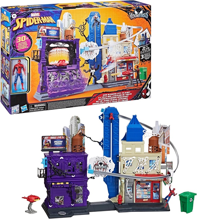 Hasbro Marvel Spider-Man, VenomVersus, playset Oscillando in Città