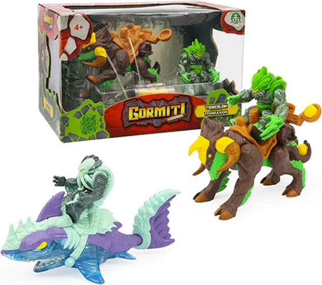 Gormiti Legends Elemental Beast Action Figure per Bambini  4+ Sogg. in Assortimento