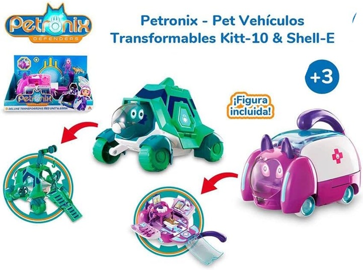 Petronix Defender 2 in 1 Transformable Max Mode Transforming Shell-E Play Figure