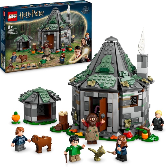 LEGO Harry Potter La Capanna di Hagrid: una Visita Inattesa, Giochi per Bambine e Bambini da 8 Anni in su, Casa Giocattolo da Costruire con 7 Personaggi, Idea Regalo dal Wizarding World 76428