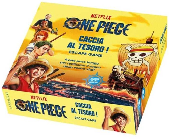One Piece Caccia Al Tesoro Escape Game Gioco Da Tavolo Investigazione Ms Edizioni In Italiano Età 14+
