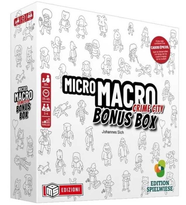 Bonus Box Espansione Per Micromacro Crime City Ms Edizioni In Italiano Età 10+