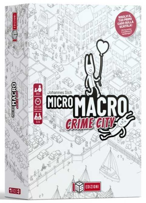 Micromacro Crime City Gioco Investigativo 16 Casi Da Risolvere Ms Edizioni In Italiano Età 14+