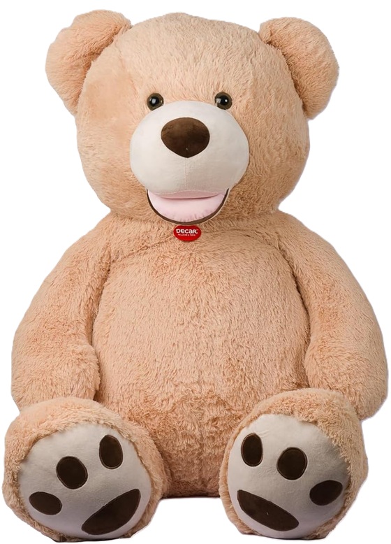 Orsetto Peluche  Maxi Col.Beige 150 cm Con Zampe Ricamate super soffice