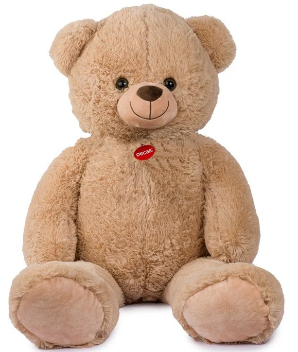 Orsetto Peluche  Maxi Col.Beige 100 cmcon targhetta,  super soffice