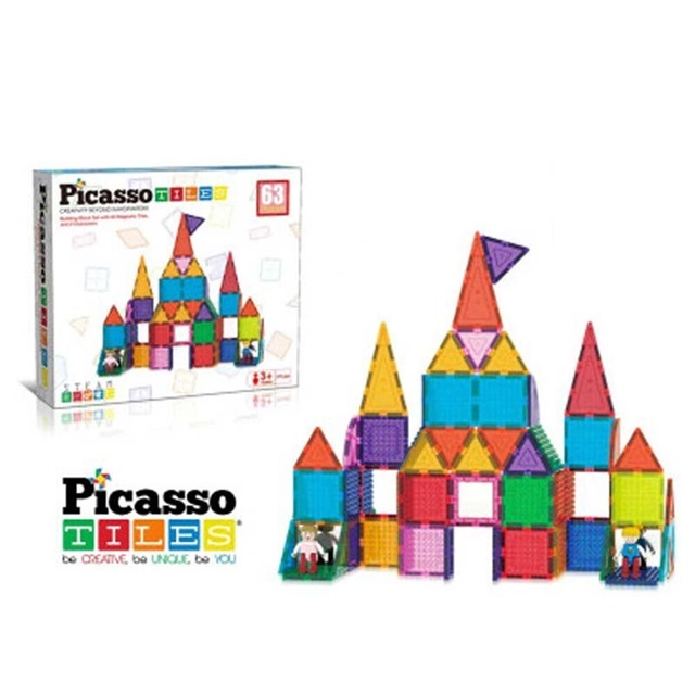 Picasso Tiles – 3D Magetic Building Tiles Piastrelle e Personaggi 63