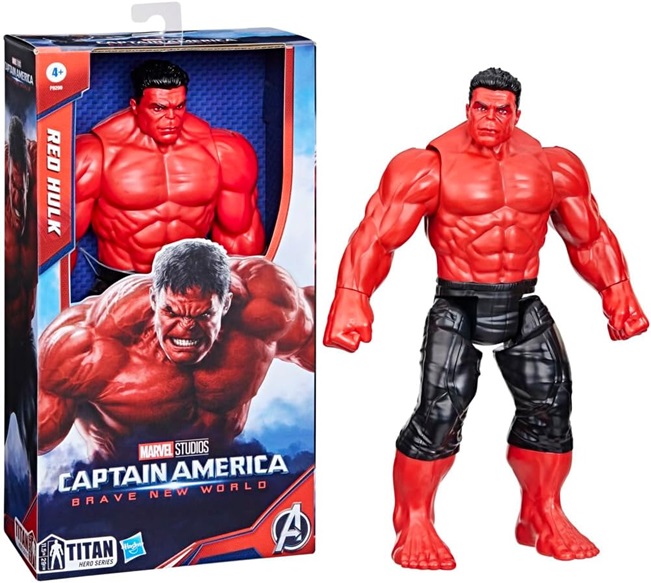 Hasbro Marvel Titan Hero Series Hulk Rosso , serie Captain America