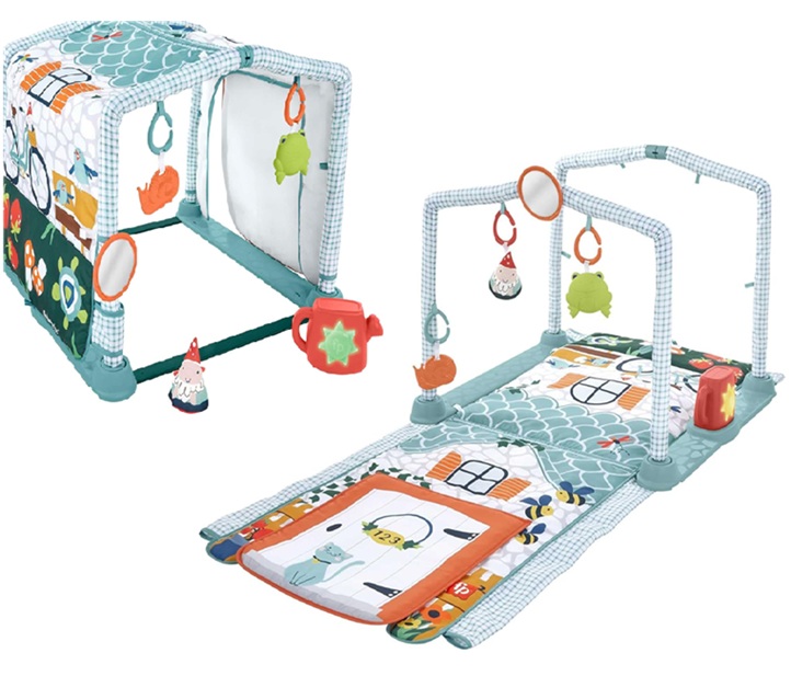 Fisher-Price – Home Sweet Home Cresci con Me 3-in-1, tappetino sia per il gioco a pancia in su che distesi sul pancino, con tunnel per gattonare e giochi, Giocattolo per Bambini 0+ Mesi, Fisher-Price – Home Sweet Home Cresci con Me 3-in-1, tappetino sia per il gioco a pancia in su che distesi sul pancino, con tunnel per gattonare e giochi, Giocattolo per Bambini 0+ Mesi, HJK45
