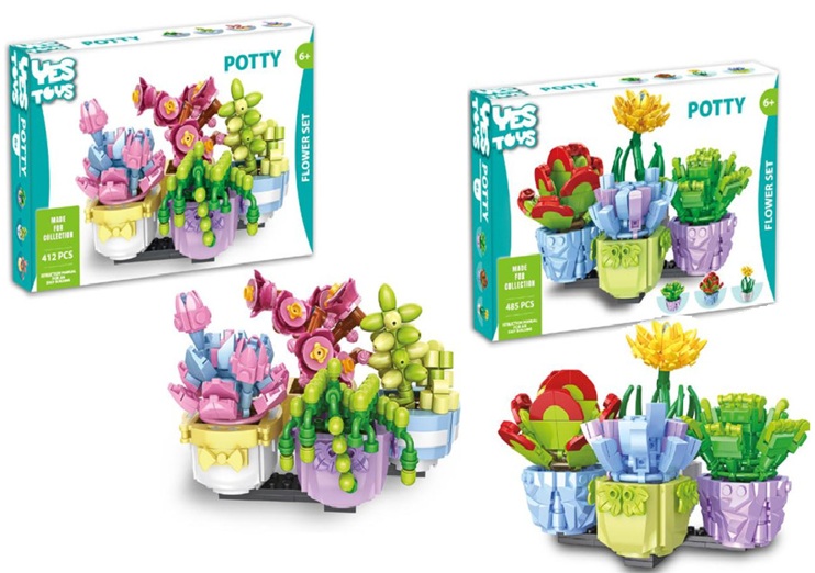 Fowers Vasetti con Fiori Yes Toys