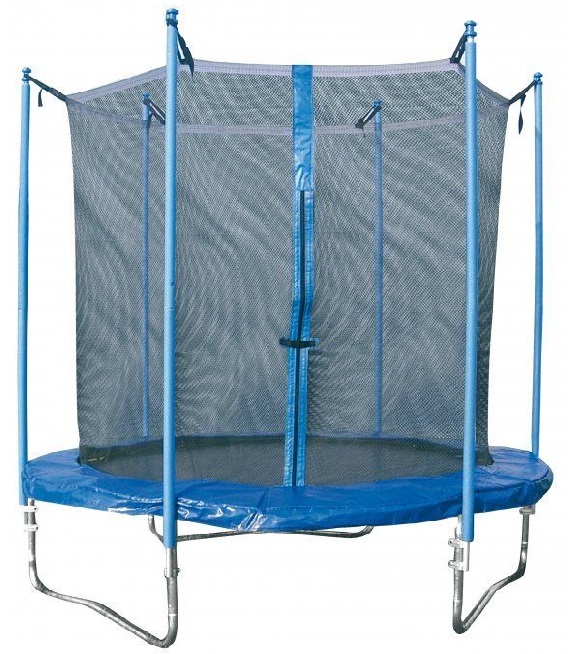 Trampolino Tappeto Elastico GARLANDO COMBI S 183 CM + RETE DI SICUREZZA TRO-7