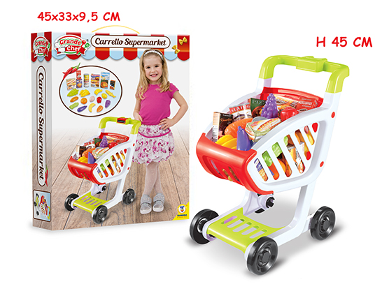 Teorema Carrello della Spesa Giocattolo con Accessori