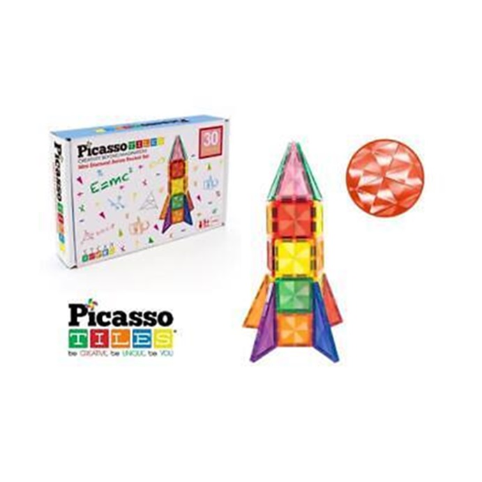 Picasso Tiles – 3D Magetic Building Tiles -Mini Diamond Series Set 30pz.