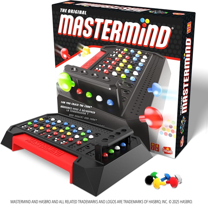 Master Mind Classic – Indovina Il Codice Segreto Combina Strategia E Logica – Ideale Per 2 Giocatori  8+