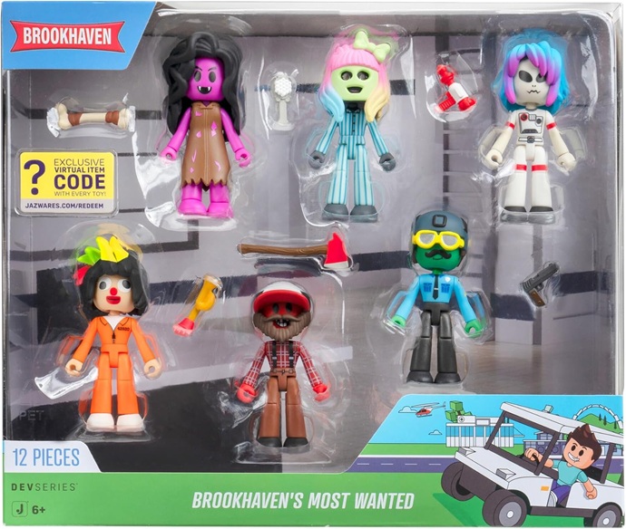 Brookhaven – Dev Series pack 6 figurines Brookhaven: Brookhaven’s Most Wanted Wave 2