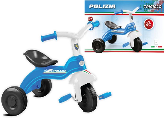Triciclo Tombolino Polizia