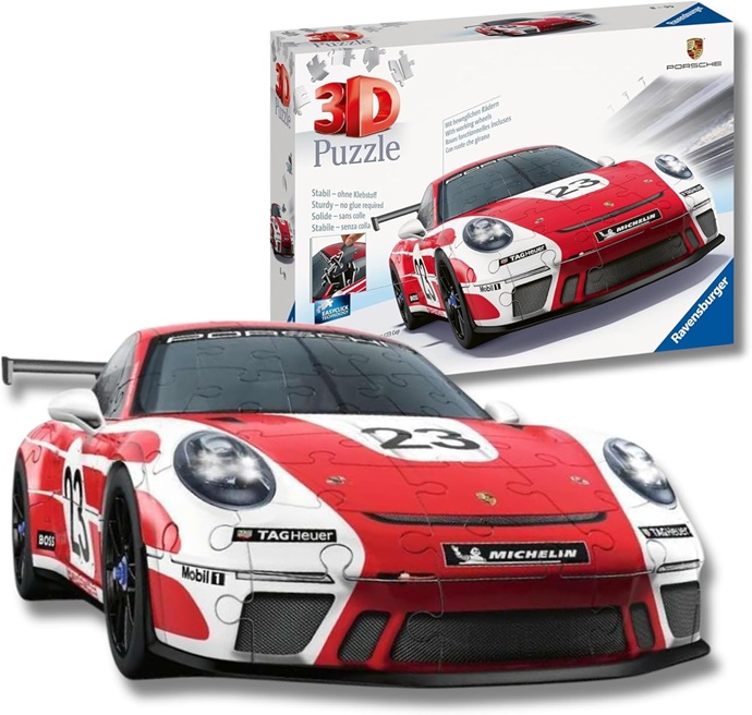 Ravensburger Porsche 911 GT3 – Puzzle 3D Veicoli