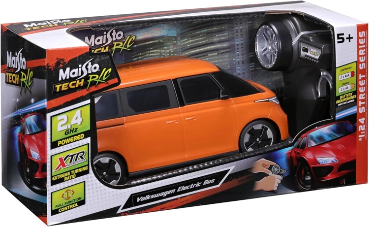Maisto Tech RC 1:24 2023 Volkswagen Electric Van Colore Arancio