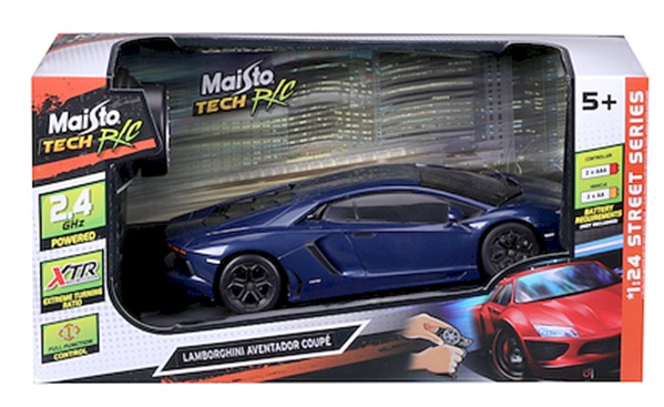 Maisto Tech RC 1:24 Lamborghini Aventador Coupe’ col. blu