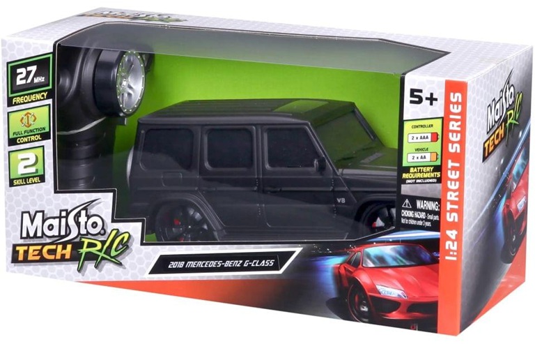 Maisto Tech RC 1:24 Mercedes Benz G Class 2018 Col. nero