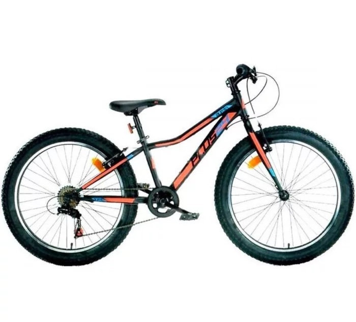 Mtb Fat-Bike Plus Ragazzo 24″ 6V Aurelia col.Arancio Nero