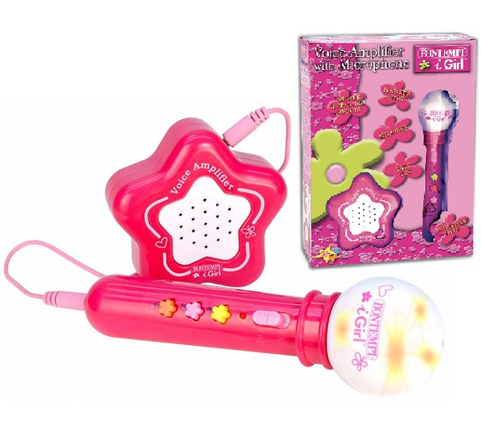 Bontempi – Microfono Karaoke iGirl con Amplificatore Esterno