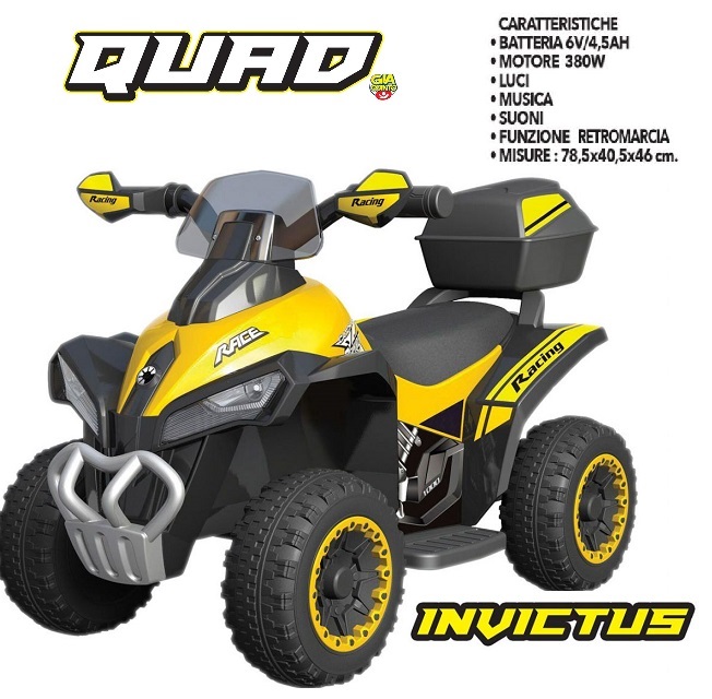 Mini Quad Invictus Col. Giallo