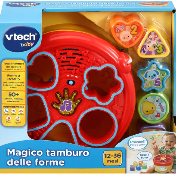 V-Tech – Il Magico tamburo con forme e colori