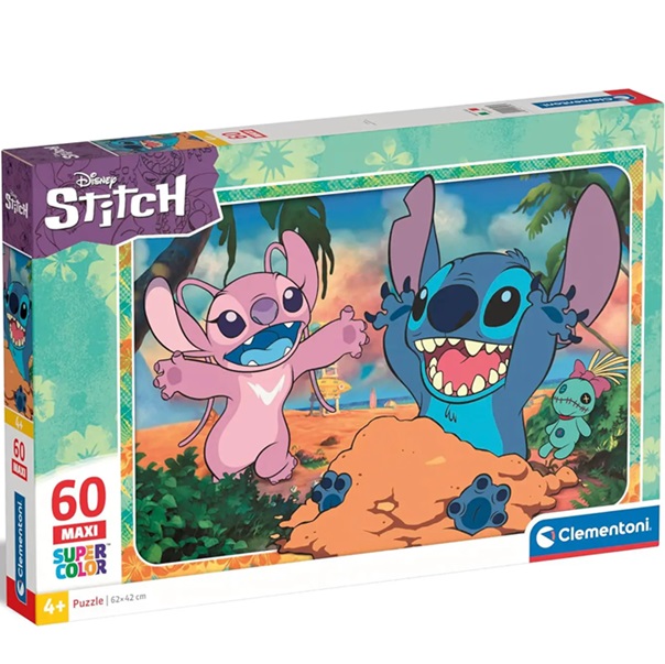 Clementoni – Disney Stich 60 Pz. Maxi 26596