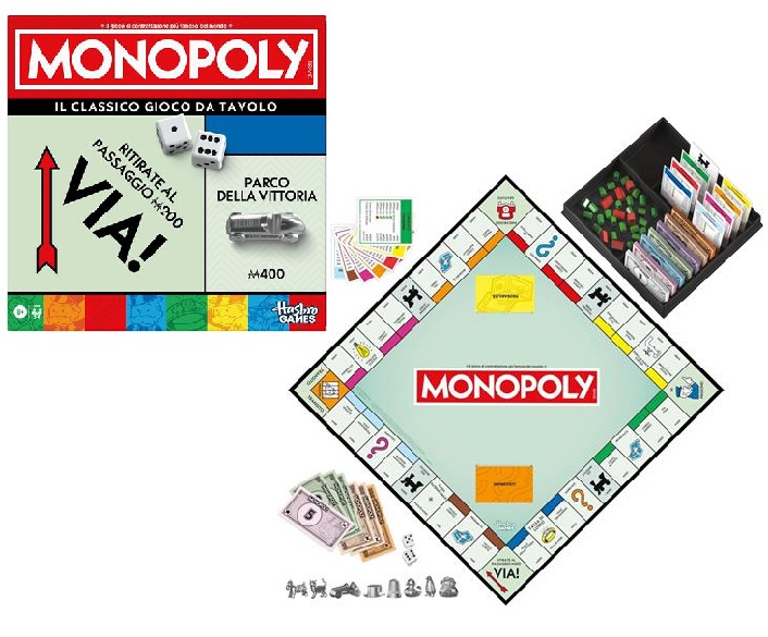 Monopoly Classico nuova edizione scatola quadrata