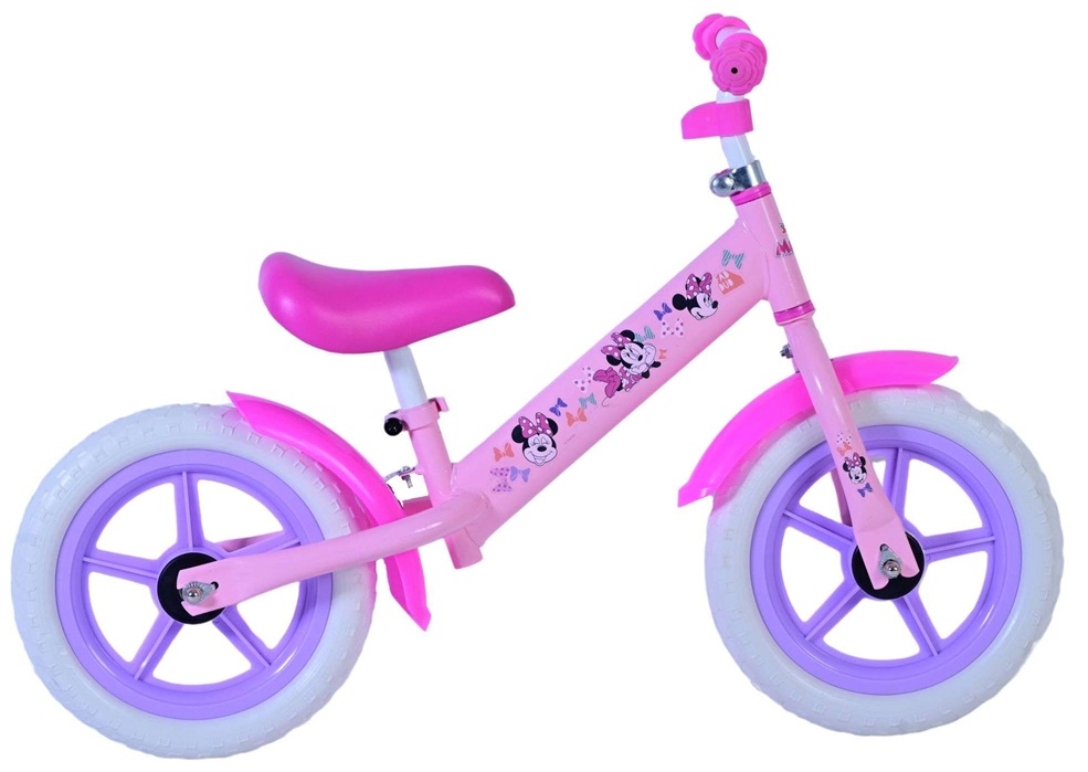 Bicicletta Balance bike Disney Minnie Senza Pedali 10″   per bambine – peso fino a 30 Kg
