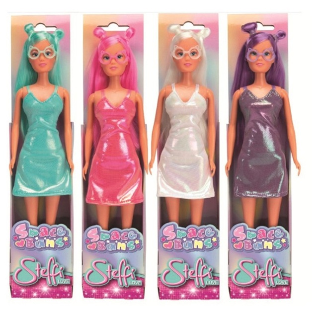 Steffi Love Space Buns 30 cm Fashion Dolls colori assortiti