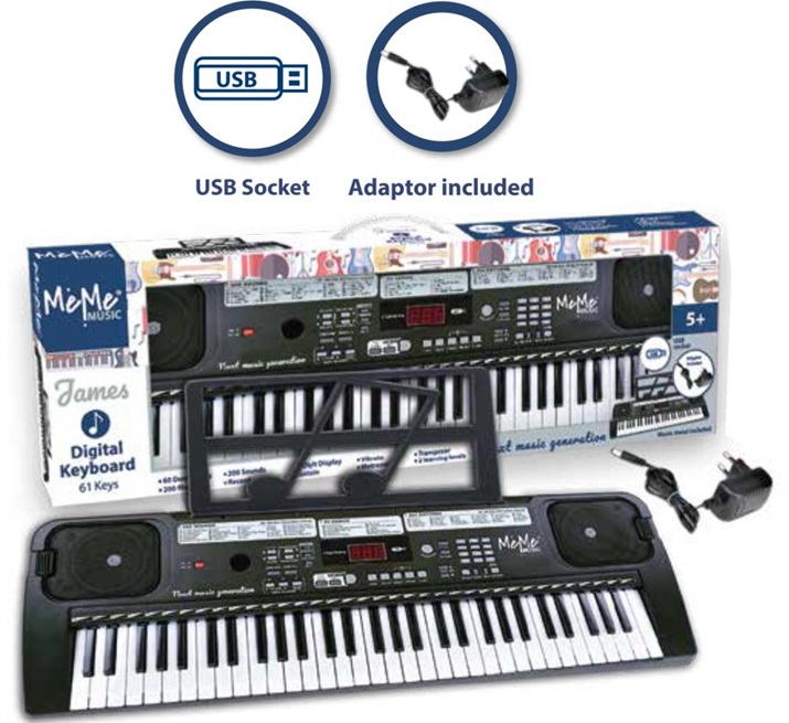 James2 Tastiera Digitale 61T USB BT