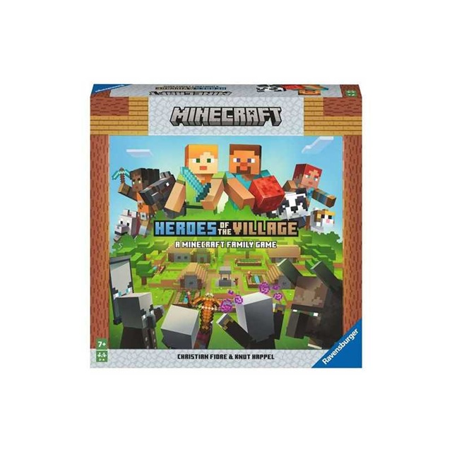 Ravensburger Minecraft Heros of The Village Gioco da Tavolo, per 2-4 Giocatorii