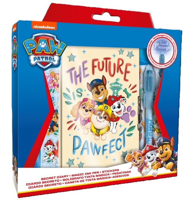 Paw Patrol – Diario Segreto con penna magica e stikers inclusi