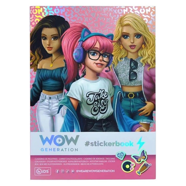 Wow Generation A5 Stikers Boo (Libro di adesivi olografici Wow Generation)