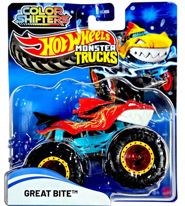 Hot Wheels Monster Trucks Color Shifters – Mattel  Great Bite