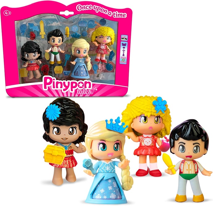 Pinypon Set 4 personaggi delle fiabe