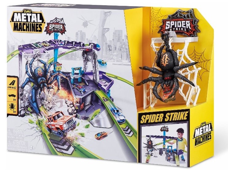 Metal Machines Pista Spider Strike 3,30M con auto inclusa