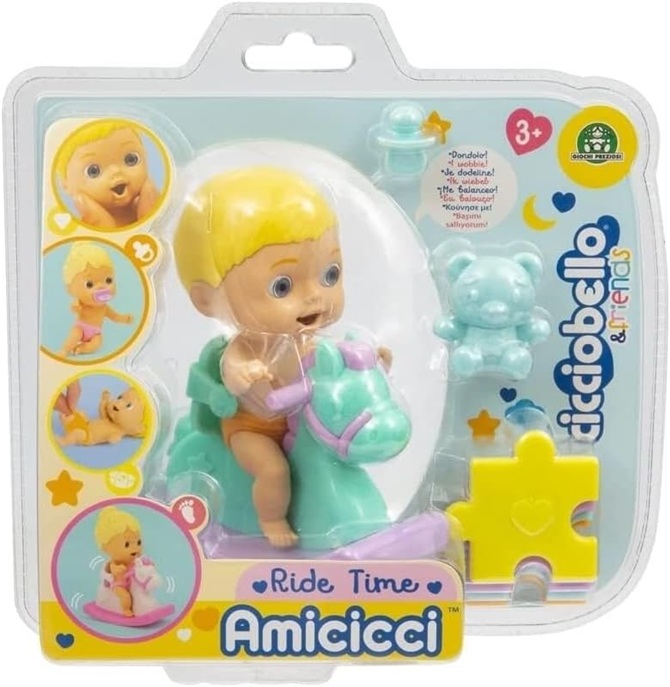 Cicciobello – Amicicci Play Time, con cavalluccio a dondolo ride me