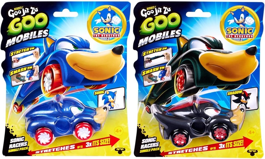 Goo Jit Zu – Sonic Mobiles Personaggio d’azione e veicolo per bambini 4+