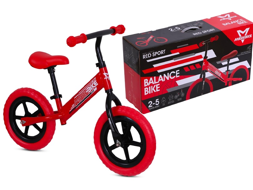 Magic Bike – Bicicletta Balance Maschile red Sport col. Rossa Mis.10″