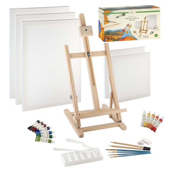 Nassau Premium Acrylic Art Set – 28 pcs.